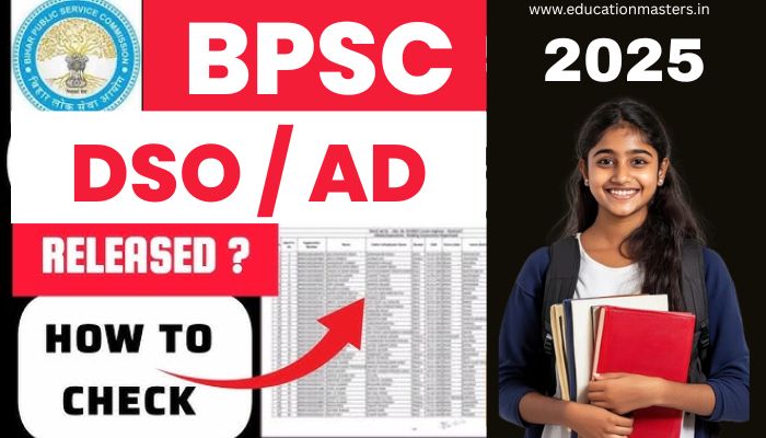 bpsc dso/ad result out